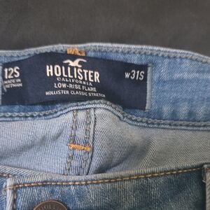 Hollister womens Light Blue Low Rise Jeans